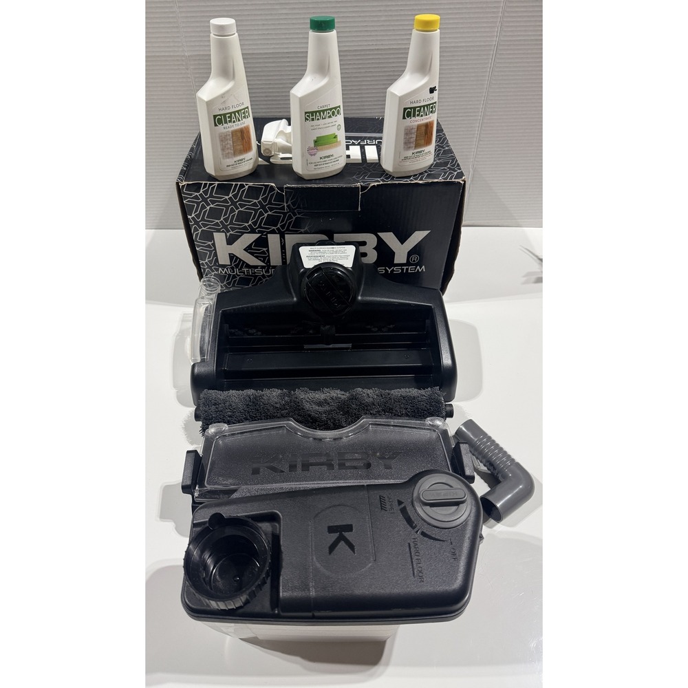 KIRBY Multi-Surface Shampoo System Vacuum Attachment - Original Box + Cleaners